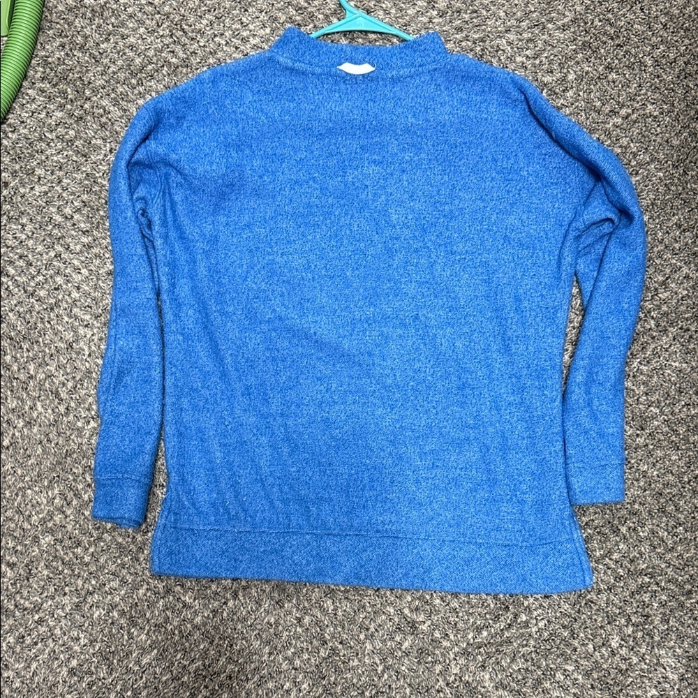 Blue Sweatshirt with Graphic Design - Picture 3 of 4
